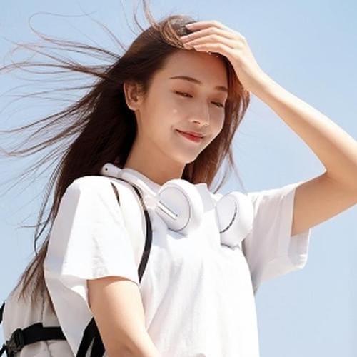 두손이 자유로운 USB 넥밴드 선풍기 목에거는 넥풍기(1)