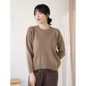 쓰리꽈 라운드 니트 PKN126_P379540799
