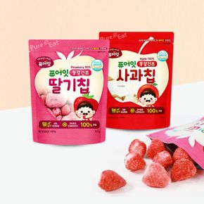 동결건조 과일칩 딸기칩+사과칩 2봉세트_P391139661