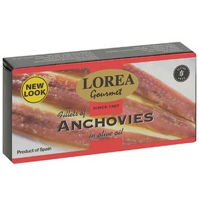 로레아 앤초비 필렛 Lorea Fillets Of Anchovies In Olive Oil 50g 4개