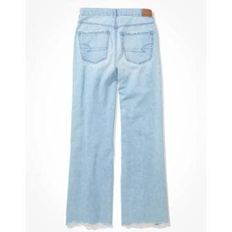 이스퀘어 4728997 American Eagle Outfitters AE Ripped Super High-Waisted Baggy Wide-Leg Jean