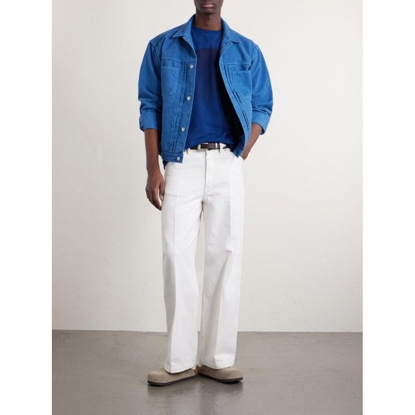 블루블루재팬 프린트 코튼 저지 티셔츠 46376663162963352