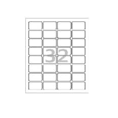 아이라벨 CL548 흰색 모조라벨지(잉크젯/레이져용 )A4 1권 100매 (45.9 x 30 mm 1면 32라벨)