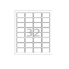 아이라벨 CL548 흰색 모조라벨지(잉크젯/레이져용 )A4 1권 100매 (45.9 x 30 mm 1면 32라벨)