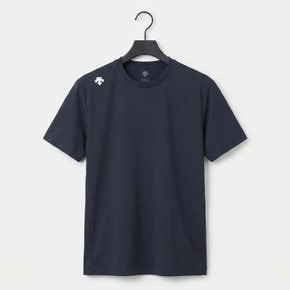 남성 우븐 백그래픽 오버핏 반팔 티셔츠 / DARK NAVY SR321TTS75-DDNV