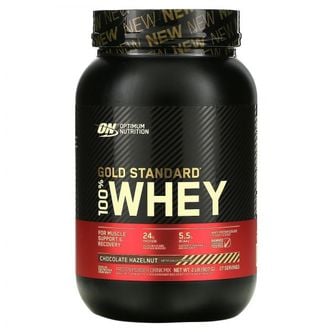  Optimum Nutrition Gold Standard 100% Whey 초콜릿 헤이즐넛 907g(2lbs)