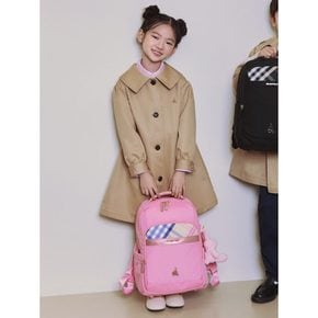 *시즌오프30%*[BEANPOLE KIDS] 여아 코어 체크 책가방 SET  라이트 핑크 (PS00129080Y)