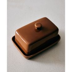캐러멜 스톤웨어 버터 접시 43254042300