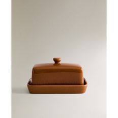 캐러멜 스톤웨어 버터 접시 43254042300