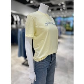[파주점] [캘빈클라인진]여성 클래식핏 그래픽 반팔 티셔츠 47G882G-ZRK