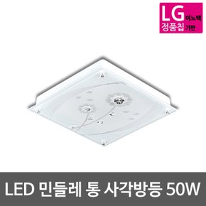 LED민들레 통 방등(LG칩) 50W LED방등 LED유리방등