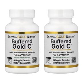 비타민C 아스코르브산 나트륨 Gold C 비타민C 750mg 60베지캡슐 X 2통
