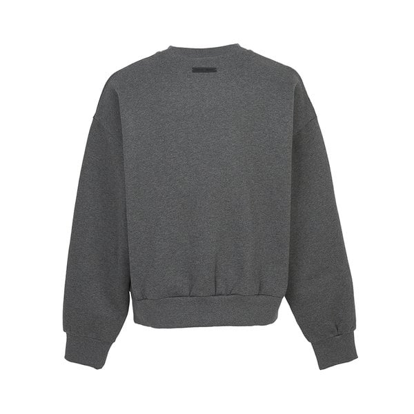 [부산점] 에센셜 남성 기모 맨투맨 192HO256551F CHARCOAL HEATHER