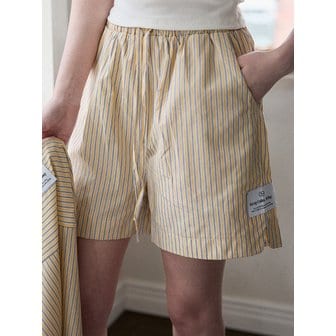 캄올 [블랜드] 프레임 스트라이프 하프팬츠 라운지웨어 3colors