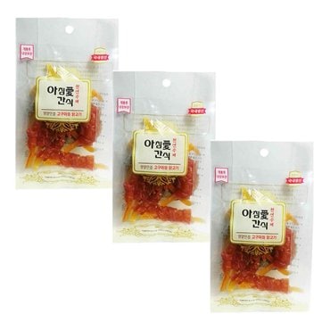  아침애 수제간식 고구마와 닭가슴살 60g x 3개세트