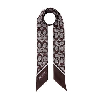 코치 [부산점] 시그니처 여성 실크 스키니 스카프 C2783 YED