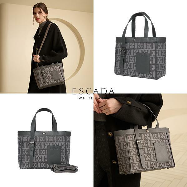 25FW  시그니쳐 자카드 토트백