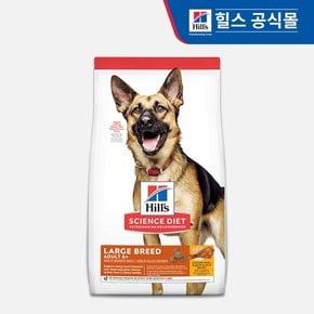 강아지사료 어덜트 6+ 라지브리드 6.8kg