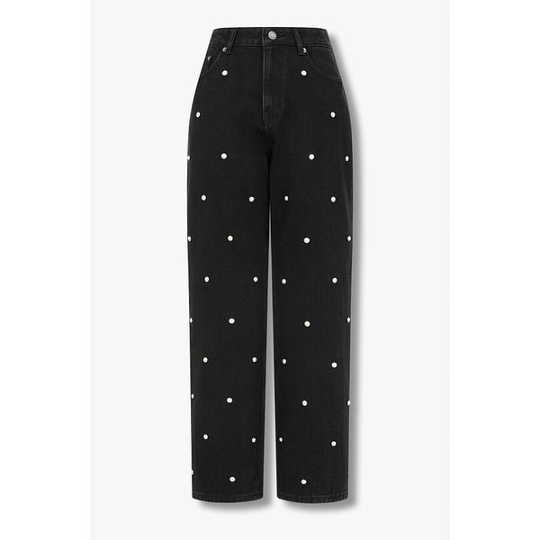 펄 디테일 슬림 배기 데님팬츠 7115455Z01199