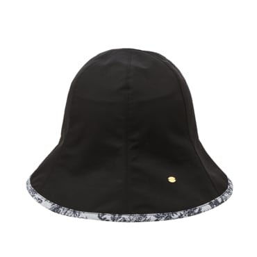 헤지스 [뜨왈드주이] Toile de jouy 블랙 라인배색 양면 벙거지모자 HIHE5E016BK