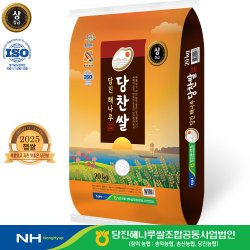 [출고당일도정] 2025년산 햅쌀 당진해나루 당찬쌀 상등급 쌀20kg