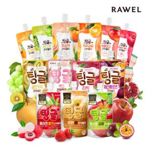팅글 곤약젤리 복숭아골드키위 RAWEL 더 가벼워진 팅글 곤약젤리 (패션후르츠 80g + 리치 80g) x 10개 외