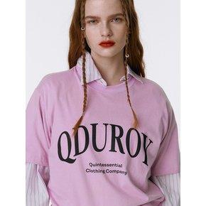Arc QDUROY T-Shirt - Pink