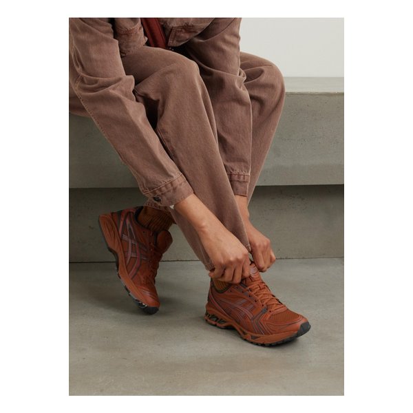 젤 카야노 14 러버 트림 립스톱 인조 가죽 스니커즈 1647597321830288