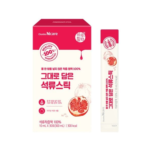 [천호앤케어]그대로담은 석류스틱(10ml x 30포) x 1Box