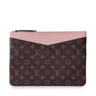 LOUIS VUITTON [중고명품] 루이비통 핑크 모노그램 데일리 클러치 M62942