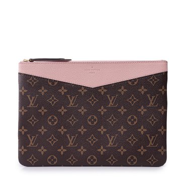 LOUIS VUITTON [중고명품]  핑크 모노그램 데일리 클러치 M62942