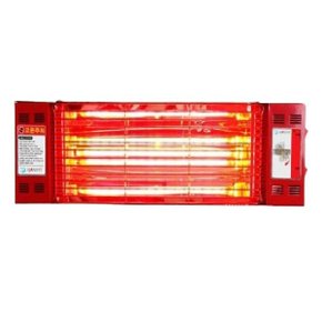 HANVIT 벽걸이 천정형 히터 HV-1060W 1.5kw 레드 카페 매장 창고 산업용 히터 따뜻한난방