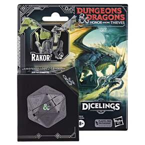 Dungeons & Dragons 명예 중 도둑 D&D Dicelings Black Dragon Collectible 액션 피규어