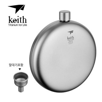 키이스 Ti9302 티타늄 힙플라스크 150ml