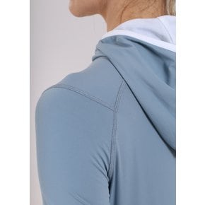 경량 스트레치 저지 후디티, UV 차단 기능,메시 원단으로 라이닝 처리, 사이드 포켓
