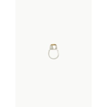 샵아모멘토 반야순다리 25FW Citrine Ring, Silver