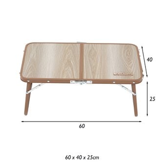 노브랜드 2폴딩 미니테이블(피크닉테이블,60*40*25)