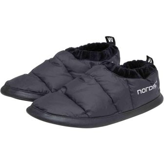  [노르디스크] 아웃도어 캠프 다운 슈즈 슬리퍼 Mos Down Slippers Black XS