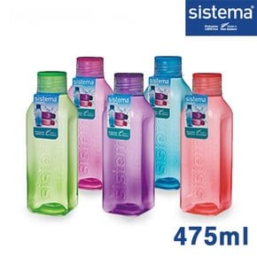 스퀘어 물병 475ml  5color