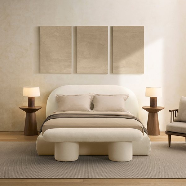 오브 패브릭 침대 + 데이지매트리스 패키지