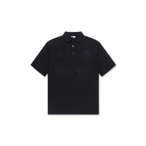 WAAC(왁골프)Men Coolever Knit Polo_WMWAA24602BKX