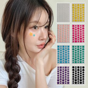 전색상 8장세트 포츈 컬러 별 여드름 패치 (26T015)