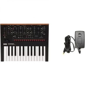 영국 코르그 신디사이저 Korg Monologue Monophonic 아날로그 Synthesiser 블랙 KA350UK 9V/1.7A