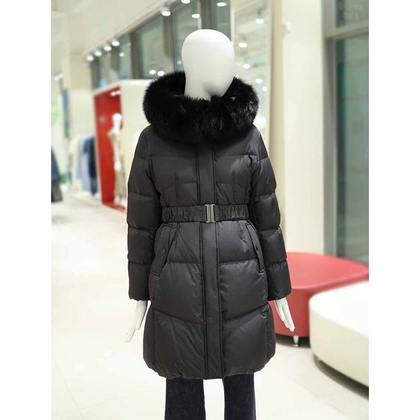 [여주점] 여성 폭스퍼 후드 슬림 덕 다운 점퍼 _YP5WH002