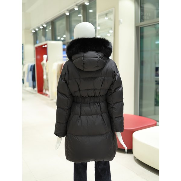 [여주점] 여성 폭스퍼 후드 슬림 덕 다운 점퍼 _YP5WH002