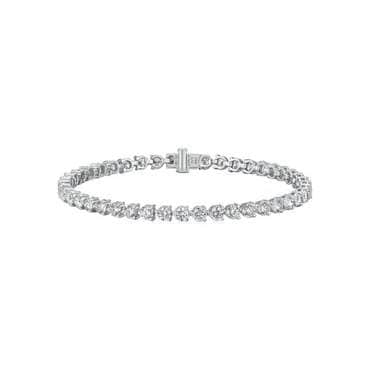 알로드 14K 랩다이아몬드 3프롱 테니스 팔찌 0.1ct