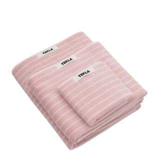 테클라 Washcloth SHADED PINK STRIPES 30X30