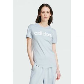 4799252 Adidas ESSENTIALS SLIM - Print T-shirt blue