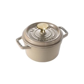  staub 스타우브 피코 코콧 라운드 리넨 14cm 황동 손잡이 사양 작다 양손