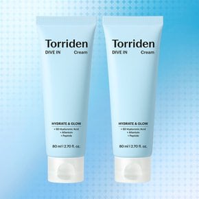 [NEW] 다이브인 히알루론산 크림 80ml, 2개